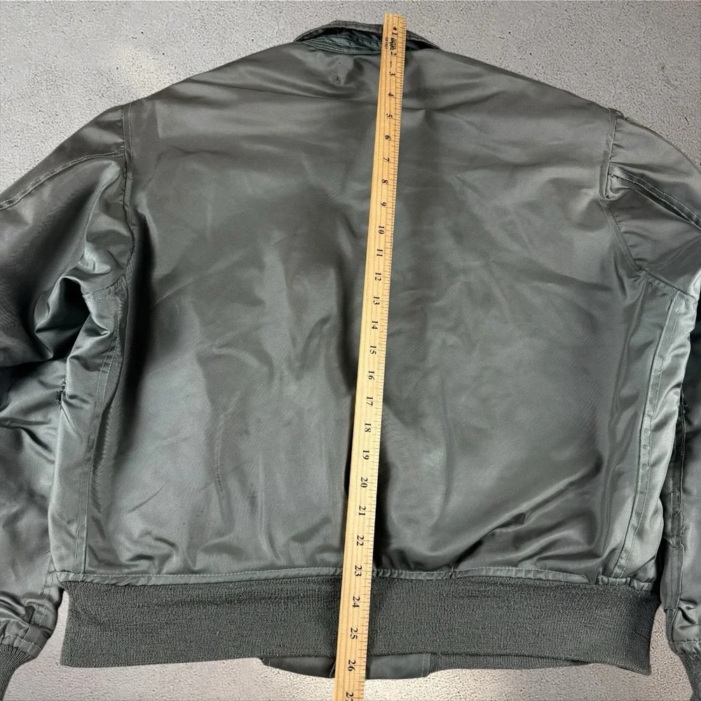 Vintage CWU-36P Flight Jacket XL Alpha Industries Green Flyers Summer Nomex 80s